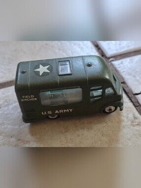 Corgi Toys Smith's Karrier Van U.S. Army Field Kitchen 359 Display Model Vintage